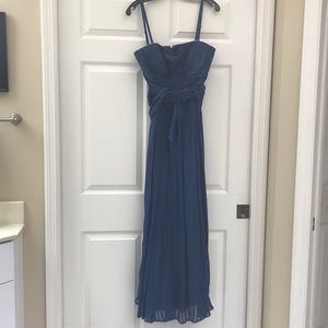 BCBG Maxazria Blue Gown